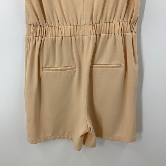 ASOS Y.A.S Tailored Peach Playsuit Romper Sz S - Picture 8 of 16